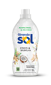Amaciante Concentrado Coco e Baunilha 1L Girando Sol