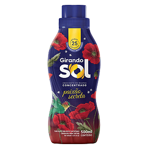 Amaciante Concentrado Paixão Secreta 500ml Girando Sol | Perfume Duradou