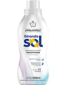 Amaciante Concentrado Hipoalergênico 500ml Girando Sol