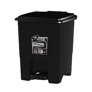 Lixeira de Pedal Quadrado 14L Uninjet
