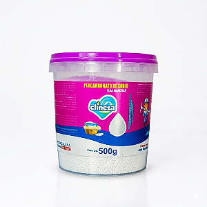 Percarbonato de Sódio Tira Manchas 500g Clineza Remove Manchas Odores higieniza profundamente
