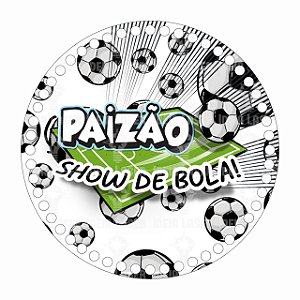 Base MDF Fio de Malha Crochê Redonda Paizão Show de Bola