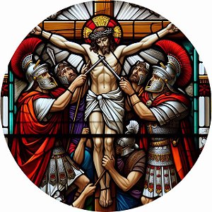 Via Sacra - Paixão de Cristo - 11ª Estação -  Jesus é Crucificado