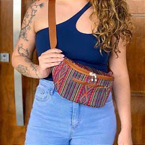 Pochete Geométrico Multicolorido