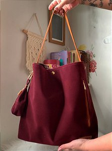 Maxi Bolsa Vinho (Camurção)