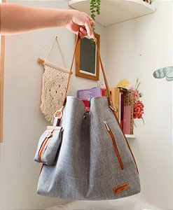 Máxi Bolsa Cinza