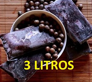 Açai Paraense Puro da Fruta - 3 Litros (CONGELADO)