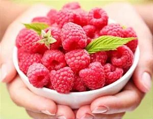 Framboesa frutas inteiras congeladas - 1kg