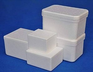 Caixa de isopor para 5kg de açaí