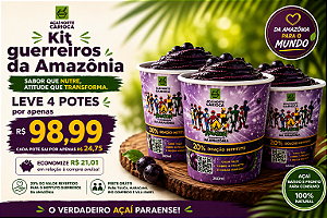 Kit Guerreiros da Amazônia
