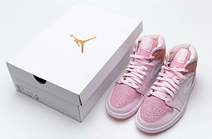 Air Jordan 1 Mid - Digital Pink - Linha exclusiva