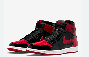 AIR JORDAN 1 HIGH BRED PATENT -  Linha Exclusiva