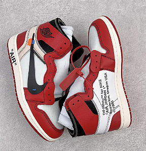 Air Jordan 1 High X OFF WHITE ''CHICAGO'' Linha exclusiva