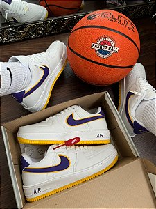 Tênis Nike Air Force Lakers