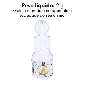 ALIMENTO YEPIST SLIM CISTO DE ARTEMIA DESENCAP. CONSERVA 2G