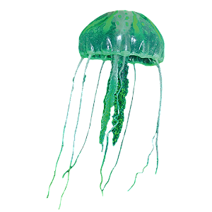 ENFEITE DE SILICONE SOMA JELLYFISH BIG VERDE
