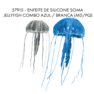 ENFEITE DE SILICONE SOMA JELLY LIONFISH