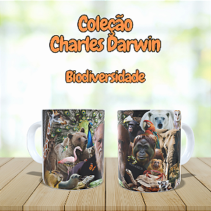 Caneca Charles Darwin - Biodiversidade