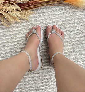 Rasteira Valeria Branca