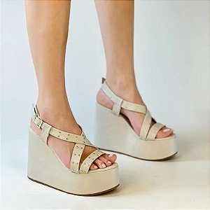 Anabela Giselly Off White