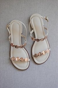 Rasteira Carla Off White