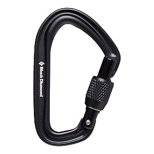 Mosquetão Hotforge Screwgate Carabiner Preto Black Diamond