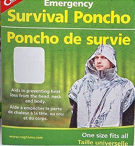 Poncho Aluminizado de Emergência Coghlan's