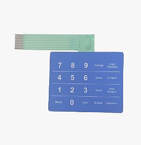 Painel Teclado (Moderno)  Prix 3 LCD Balança Antiga - Original Toledo