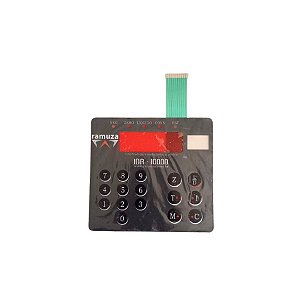 Teclado para Balança IDR 10000 ABS 10 Vias CH Mini (Placa Nova Bateria 4v) Ramuza - Original
