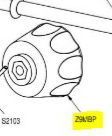 Manopla de Fixação do Carro Z9MBPAR Toledo - Original