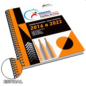 Apostila Enem 1260 questões 7 Anos de Provas 2016 a 2022 + Gabarito Oficial