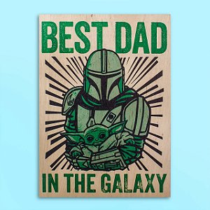 Quadro Star Wars Best Dad