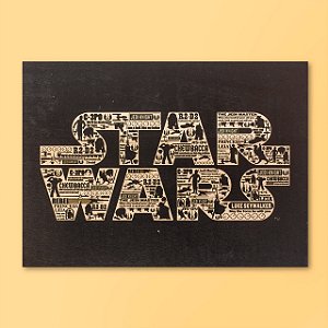 Quadro Star Wars Logo Pattern