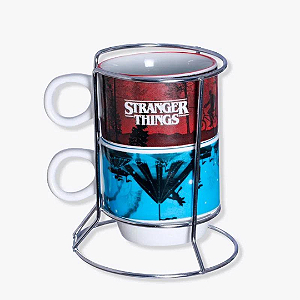 Kit Xícaras c/2 peças Stranger Things