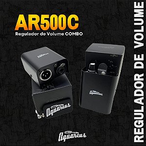 AR500C – Regulador de Volume para fones de Ouvido com chave MONO e Stereo Com Plug XLR COMBO