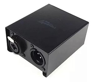 AD500C – Adaptador de fone de Ouvido P2 Stereo /P10 Stereo com Entrada COMBO (Sem controle de Volume)