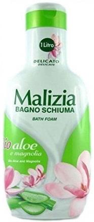 Espuma de Banho Importado Aloe Vera e Magnolia 1 L Malizia