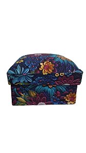 Caixa Mini Quadrada 9x9x5cm  Flor Azul – o mimo perfeito para qualquer ocasião