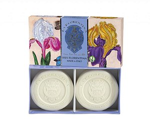 Caixa com 2 Sabonetes Íris Italianos Veganos 115g – Presente Elegante