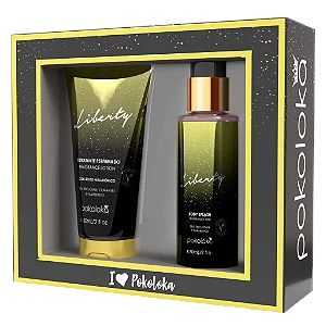 Kit Presente de Bolsa Liberty hidratante e body splash 60ml Pokoloka