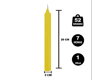 VELA 7 HORAS AMARELA