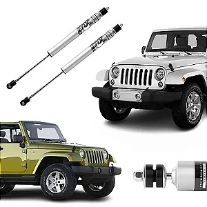 Par Amortecedor Dianteiro Jeep Wrangler e JK 2008-2018 1,5 A 3,5"