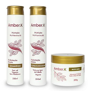 Kit Nutrição e Hidratação Diária - Shampoo + Condicionador + Máscara