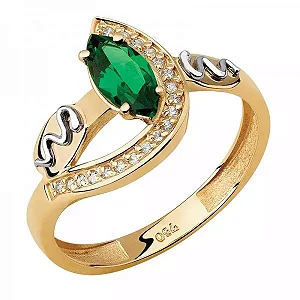 Anel de Formatura Medicina Feminino Ouro 18k