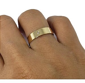 Par de Alianças Ouro 18k 4mm 3,5 Gramas