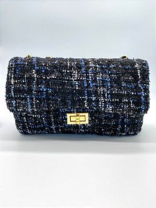 BOLSA CLASSICA EM TWEED