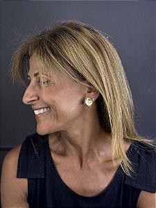 Brinco Pequeno Dourado - Forma Irregular