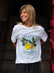 T-Shirt "Les Citrons - Fruits Frais": Sabor e Estilo do Sul da França