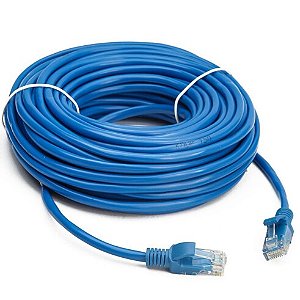 Cabo de Rede RJ45 com 20 Metros Azul KNUP - KP-C14 20M
