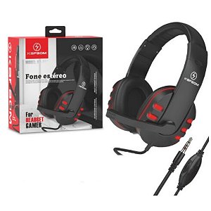 Fone Headset Gamer Estéreo com Microfone